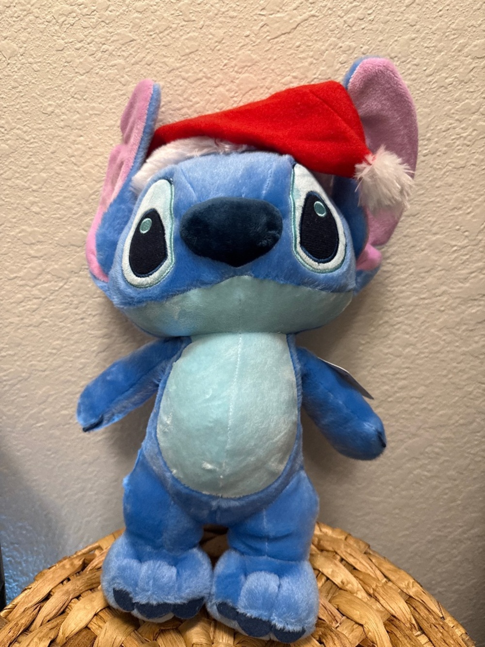 Stitch wearing a Santa hat, Disney baby collection NWT